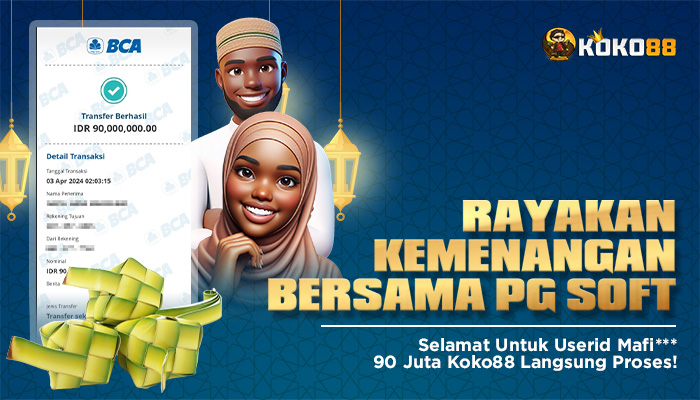 Rayakan Kemenangan Bersama PG Soft