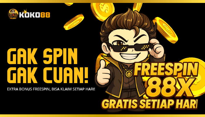 Gak Spin Gak Cuan! Klaim 88X Freespin Setiap Deposit 100 Ribu