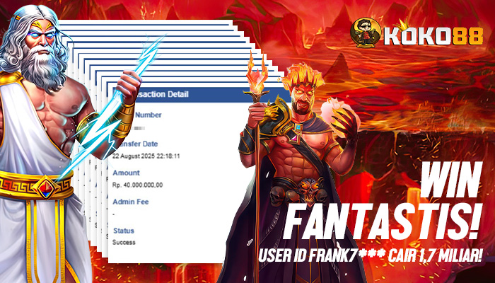 Win Fantastis! Member KOKO88 Raup 1,7 Miliar