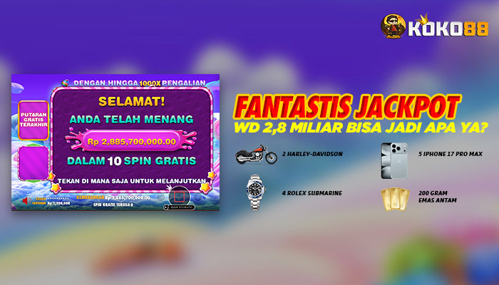 Fantastis Jackpot 2,8 Miliar! Kemenangan Yang Buat Hidup Berubah