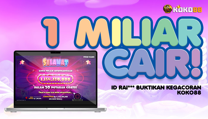 Saldo Meledak! Member Sabet 1 Miliar dari KOKO88