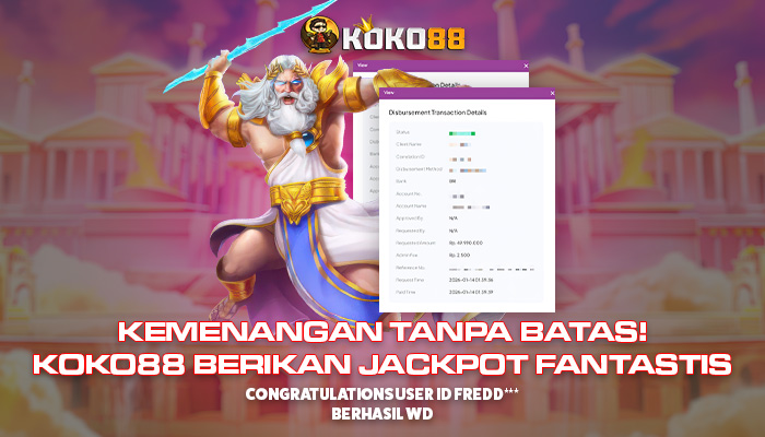 Kemenangan Tanpa Batas! KOKO88 Berikan Jackpot Fantastis