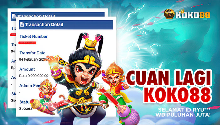 Cuan Lagi KOKO88! Cerita Member WD Puluhan Juta