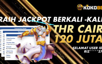 Tajir Banget! Scatter Menggila di KOKO88, RIZ****27 Bawa Pulang Jackpot 120 Juta!