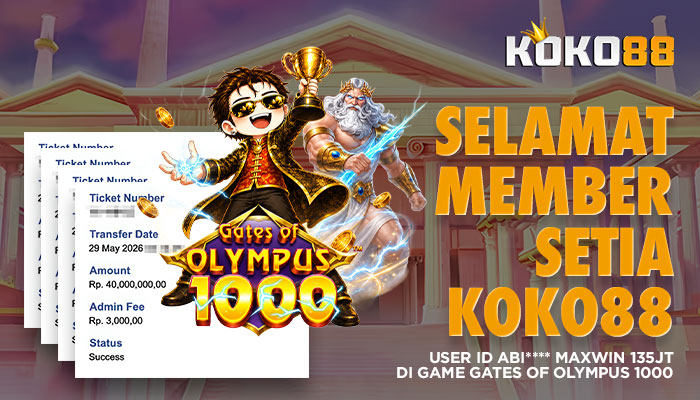 DARI MEMBER SETIA JADI RAJA OLYMPUS! ABI**** PECAHKAN MAXWIN 135 JUTA
