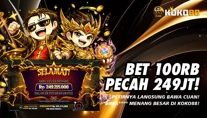 BET 100 RIBU PECAH 249 JUTA! PETIR KEMENANGAN BAWA BIMA**** CUAN BESAR!